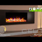 Celsi Ultiflame VR Metz 33" Wall Mounted Electric Fire - Silver