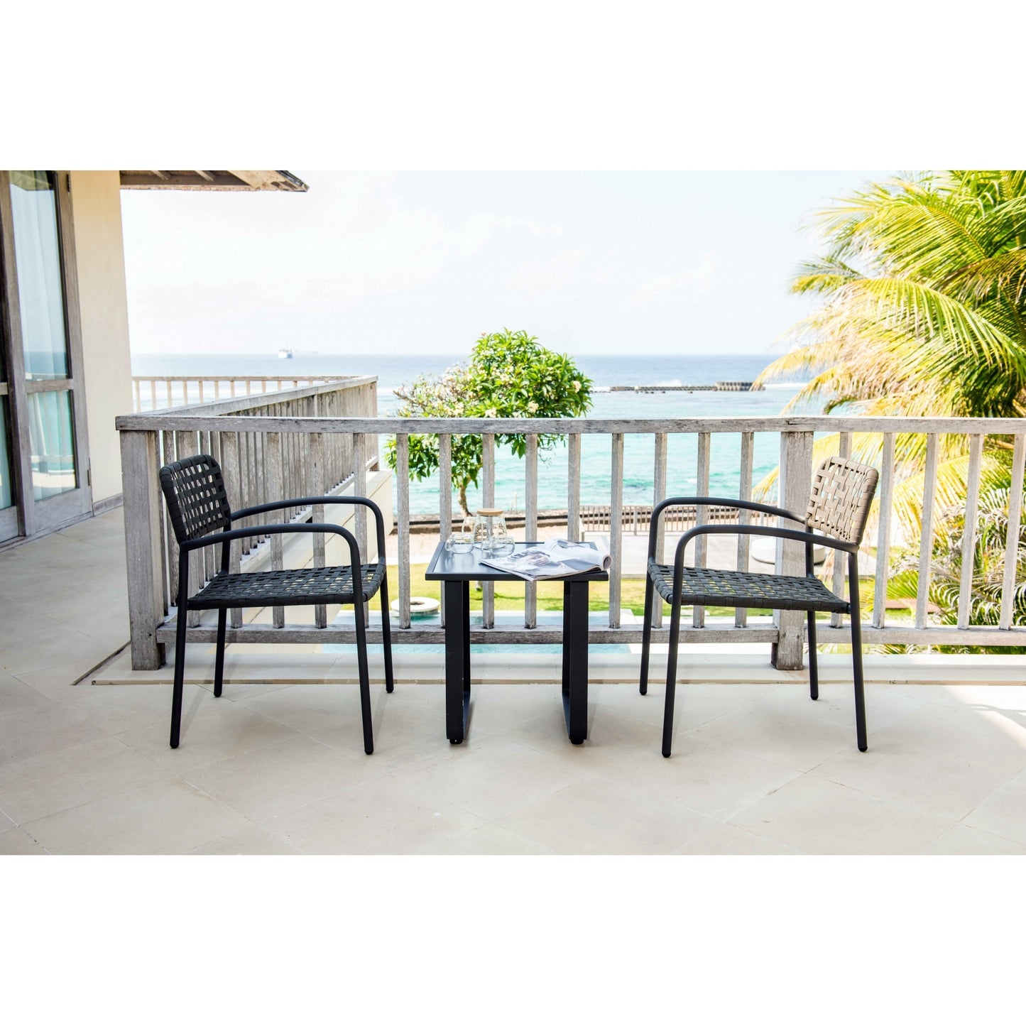 Catania Carbon Dining Chair - PadioLiving - Catania Carbon Dining Chair - Outdoor Dining Chair - PadioLiving