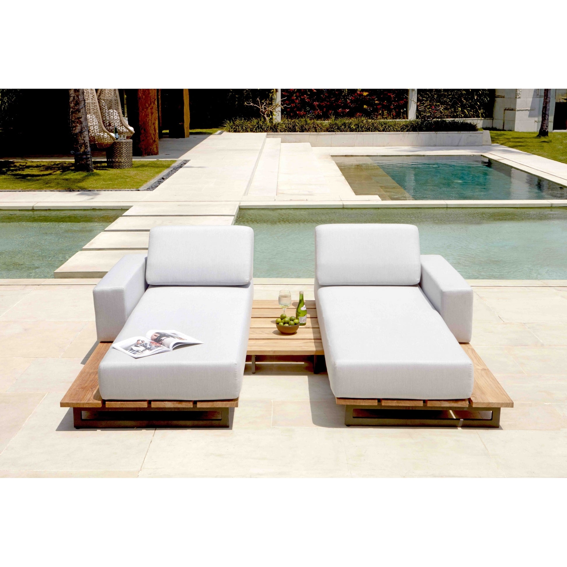 Ona Right Chaise - PadioLiving - Ona Right Chaise - Outdoor Chaise - PadioLiving