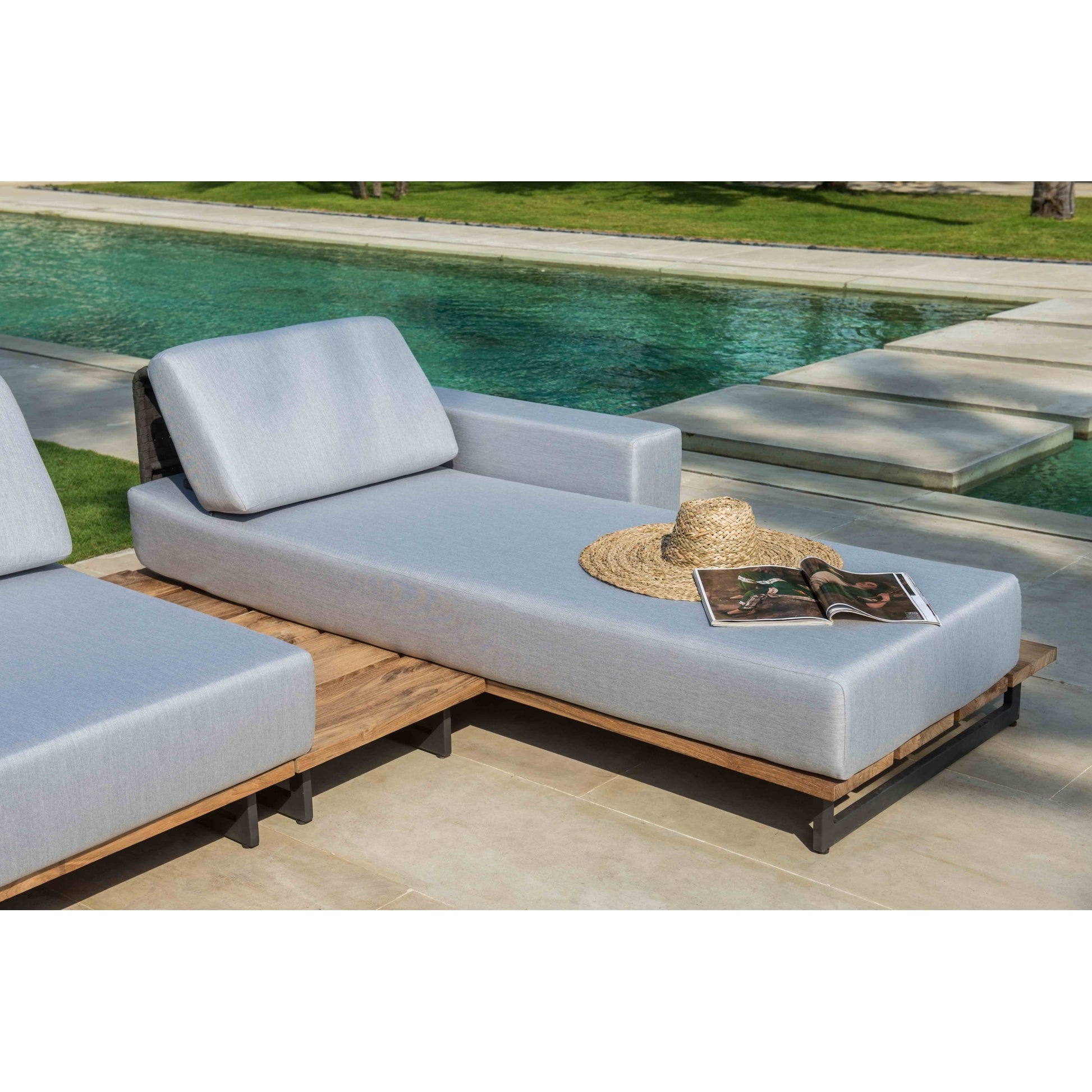 Ona Right Chaise - PadioLiving - Ona Right Chaise - Outdoor Chaise - PadioLiving
