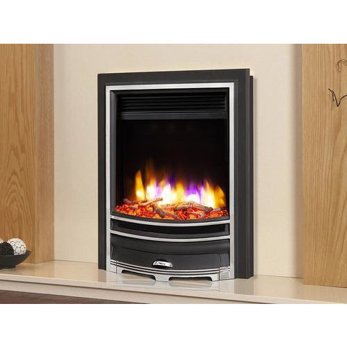 Celsi Ultiflame VR Arcadia Electric Fire - Silver - PadioLiving - Celsi Ultiflame VR Arcadia Electric Fire - Silver - Electric Fires - PadioLiving