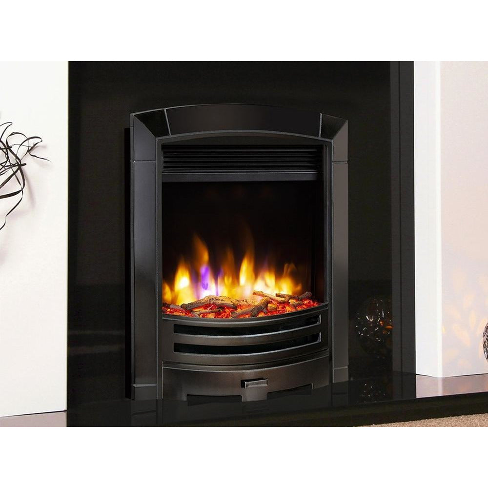 Celsi Ultiflame VR Decadence Electric Fire - Black Nickel - PadioLiving - Celsi Ultiflame VR Decadence Electric Fire - Black Nickel - Electric Fires - PadioLiving