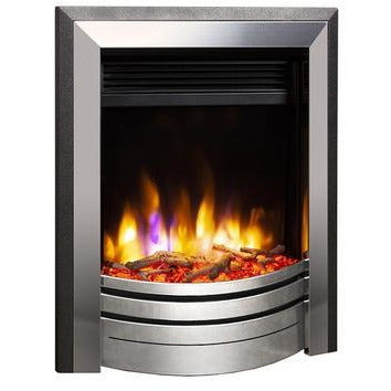 Celsi Ultiflame VR Frontier Electric Fire - Silver / Black - PadioLiving - Celsi Ultiflame VR Frontier Electric Fire - Silver / Black - Electric Fires - PadioLiving