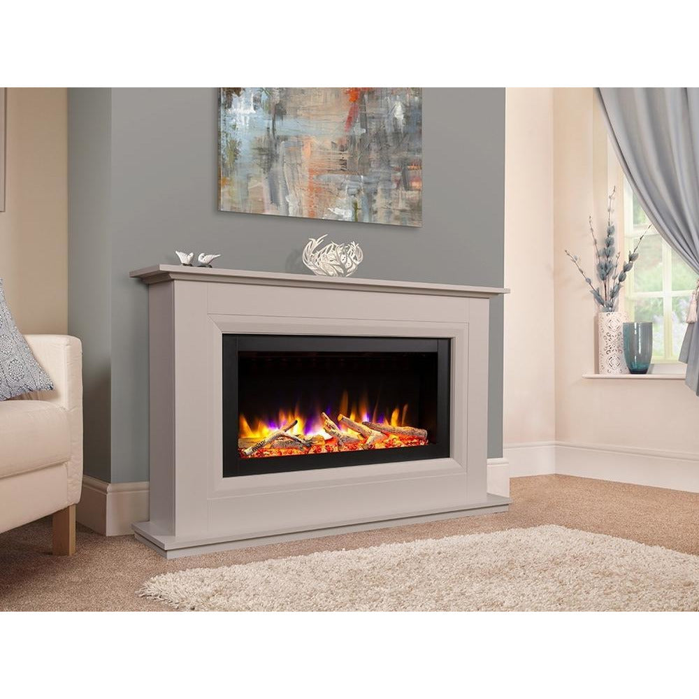 Celsi Ultiflame VR Vega 33" Electric Fireplace Suite - Smooth Mist - PadioLiving - Celsi Ultiflame VR Vega 33" Electric Fireplace Suite - Smooth Mist - Electric Fires - PadioLiving